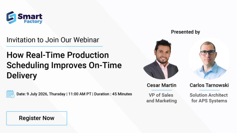 Production Scheduling Webinar